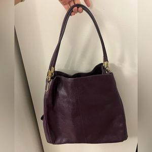 Coach purple shoulder bag